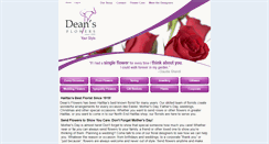 Desktop Screenshot of deansflowers.ns.ca